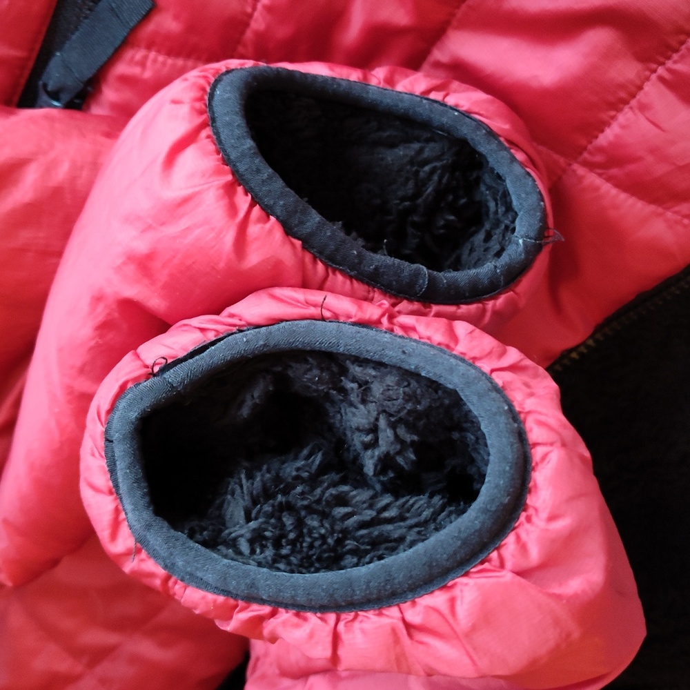 Eddie Bauer Jacket Reversible Puffer Fleece 14/16 - Picture 6 of 8